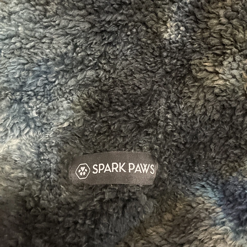 Sudadera con Capucha Spark Paws Perro Polar Mascota Talla 2XL Tie Dye Negra Gris Nueva con Etiquetas Foto 4 de 4