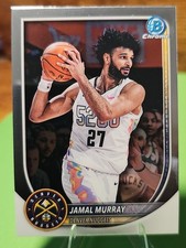 2025-26 Bowman Chrome Basketball - Jamal Murray BCV-101 - Silver Refractor 