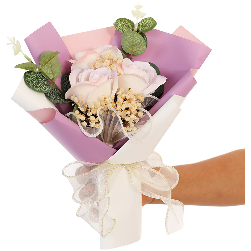 Blue Purple Pink Red Modern Paper Flower Bouquet for Interior Design ...