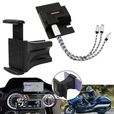 GPS Phone Mount HolderUSB Charger Stand  Fits 2014-2021 BMW K1600B K1600GT GTL