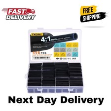 446 Pcs Heat Shrink Tubing Kit-4:1 Ratio Adhesive Lined Marine Grade Shrink