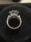 King Baby Studio 925 Sterling Blue CZ Crown Ring size 10 — photo 3