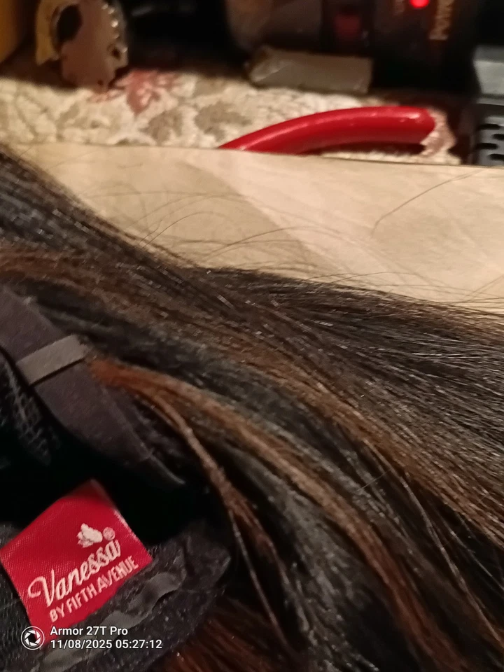 Vanessa 100% Brazilian Hair Dark Brown Full Lace Wig - Image 2 of 3