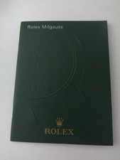 Rolex Milgauss 8.2007 Booklet English  vintage original 605.32