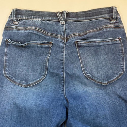 Wit & Wisdom Jeans Womens Size 6 Blue Denim High Waisted Stretch Straight Leg - Picture 8 of 8