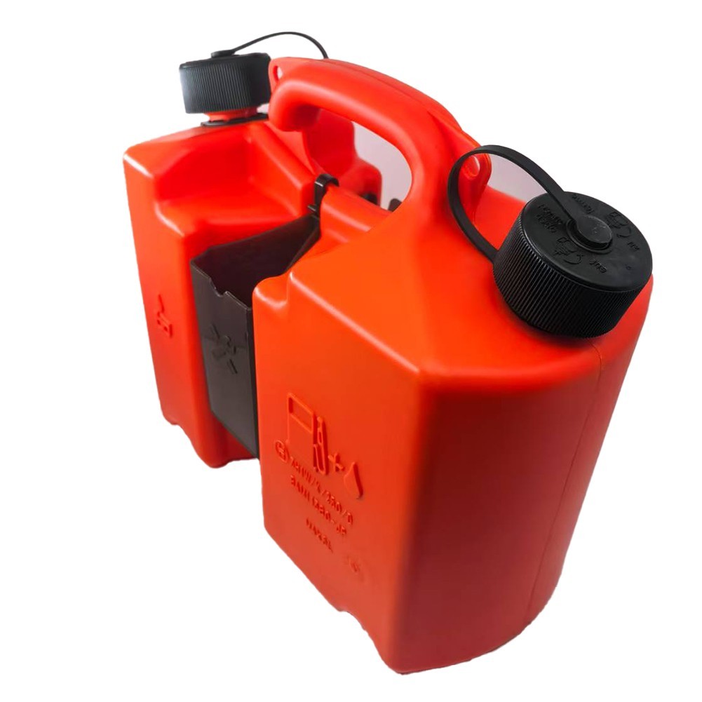 Functional 5L Combi Can for Chain Saw Maintenance with Tool Holder Design
