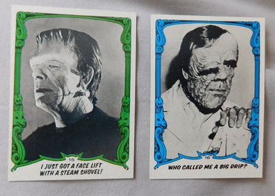 1980 Topps Creature Feature (You'll Die Laughing) #1-88 Pick one