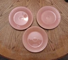 Homer Laughlin Fiestaware Rose Pink 10.5" Dinner Plates Set Of 3