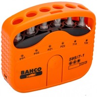 Bahco 1/4' Bitsatz FüR Phillips-, Pozidriv- Und Tx-Schrauben - 7-Tlg.