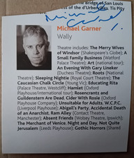 ORIGINAL AUTOGRAPH MICHAEL GARNER London’s Burning