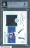 2020 Panini Encased Sapphire #116 Jacob Eason RPA RC Cap Patch AUTO /25 BGS 9