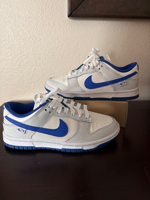 Size 6.5 - Nike Dunk Low Worldwide Pack - White Game Royal W