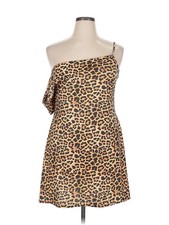 Nasty Gal Inc. Women Brown Cocktail Dress XL