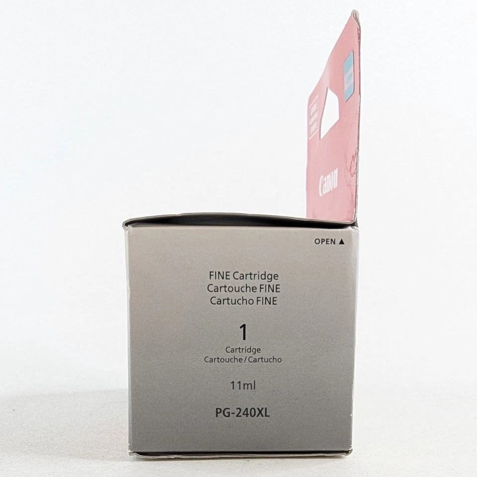 Cartucho de tinta negra Canon PIXMA 240XL genuino OEM alto rendimiento - NUEVO, sellado Foto 3 de 4