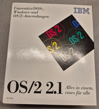 IBM OS/2 Version 2.1 - Deutsch - CD-ROM noch eingeschweißt neu
