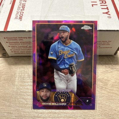 2023 Topps Chrome Update Devin Williams Pink And Magenta Lava Lamp /299