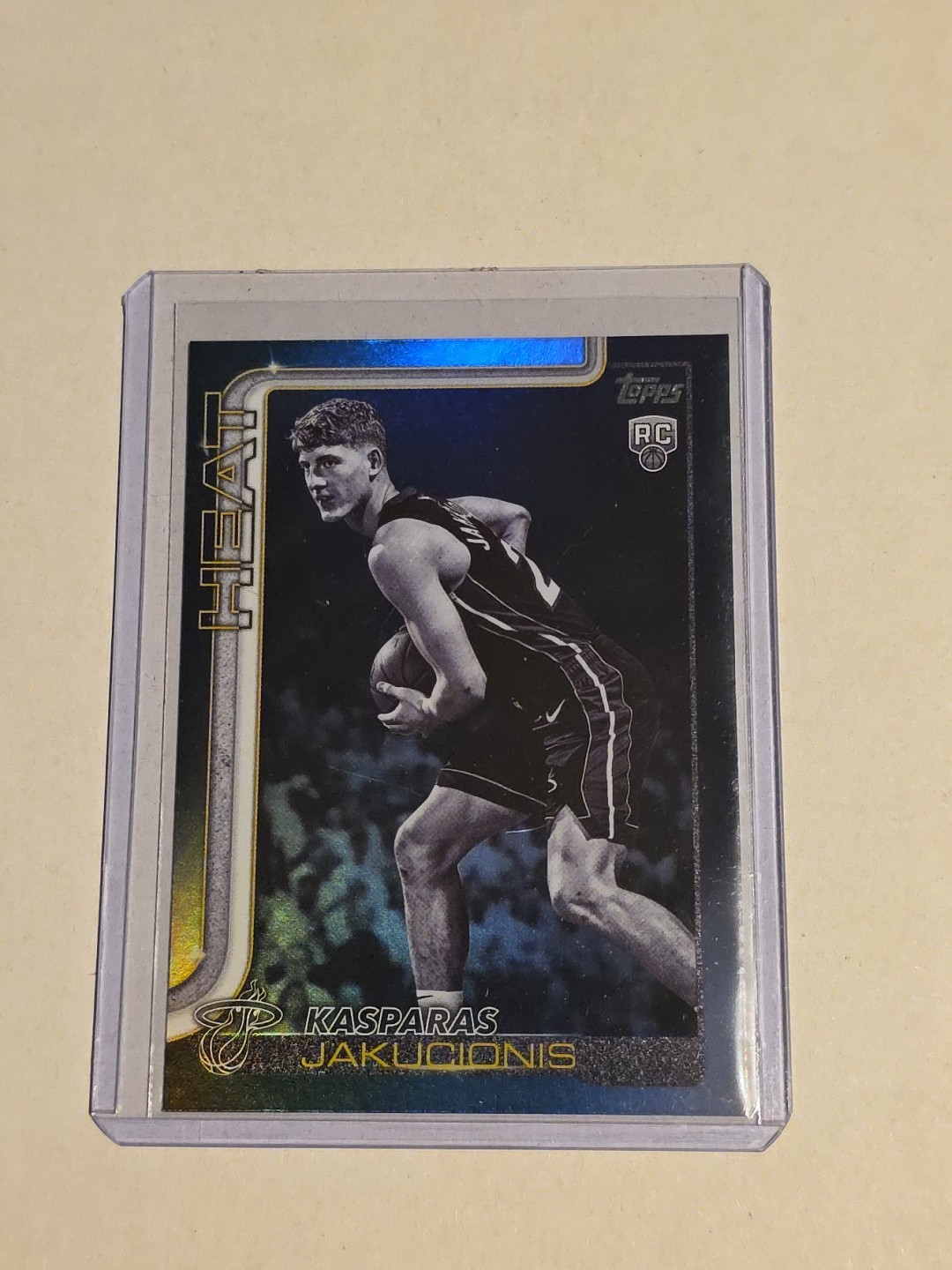 2025-26 Topps Black Friday- Blackout Target Exclusive Kasparas Jakucionis #220
