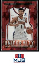 2021-22 Panini Contenders Optic Devin Booker Uniformity Red Cracked Ice #14