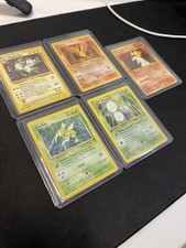 Pokemon Olografia - Moltres, Magneton, Scyther, 1a Ed. Jumpluff, Typhlosion