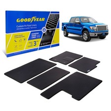 WaterTrap Floor Mats All Weather Liners for 2009-2014 Ford F150 SuperCrew