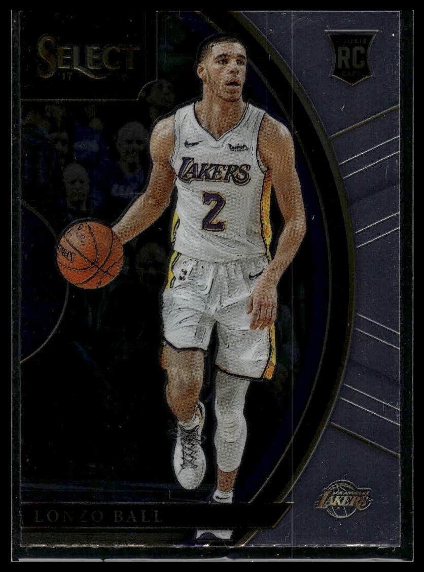 2017-18 Panini Select #28 Lonzo Ball