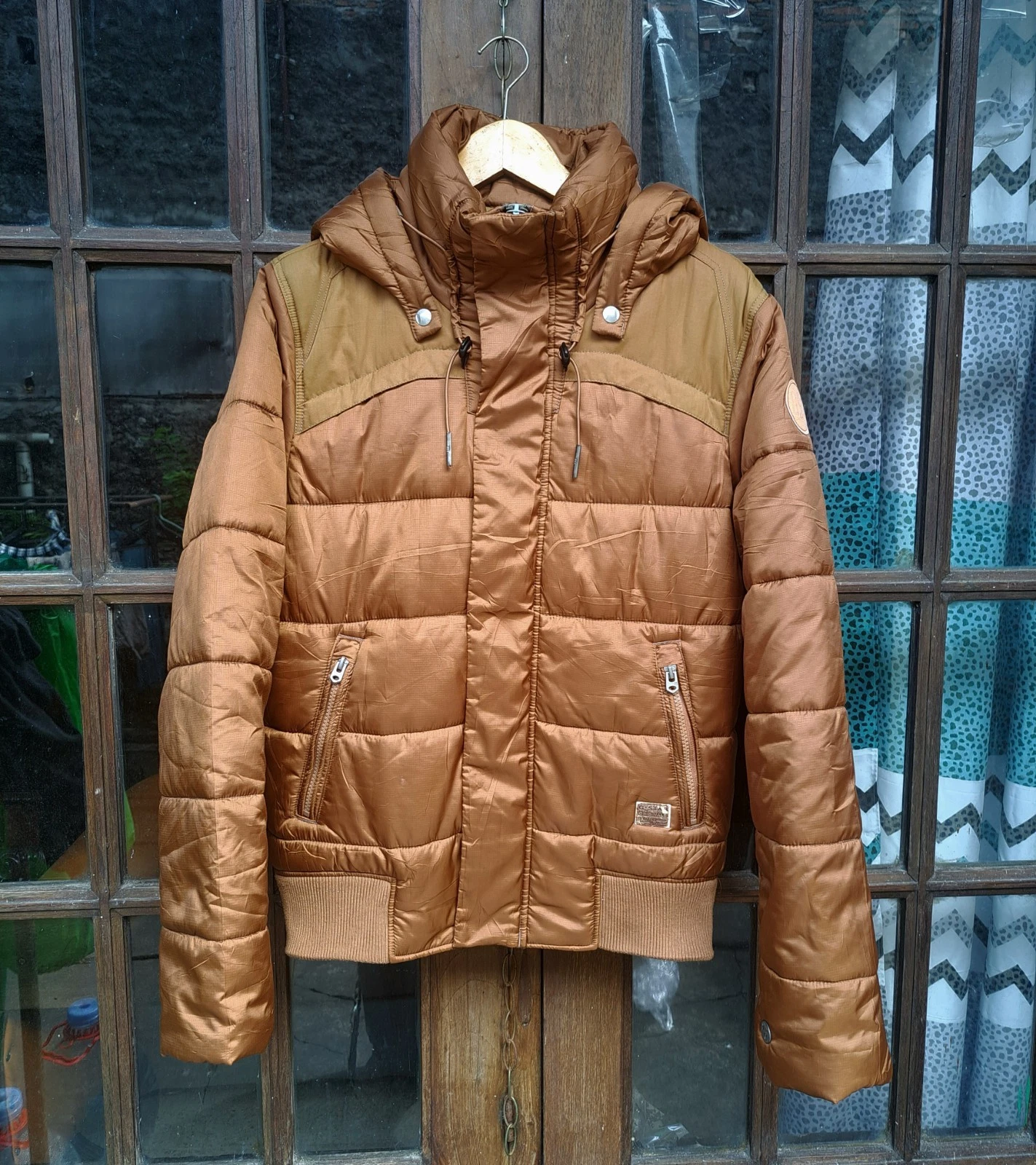 G star Raw Whistler Hood Bombers Puffer Jacket Mens Medium