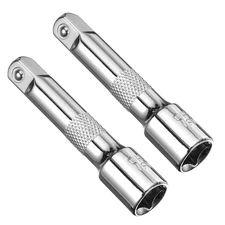 2pcs Socket Extension Bar 3/8" Drive 3" Long Impact Driver Wrench Adapter
