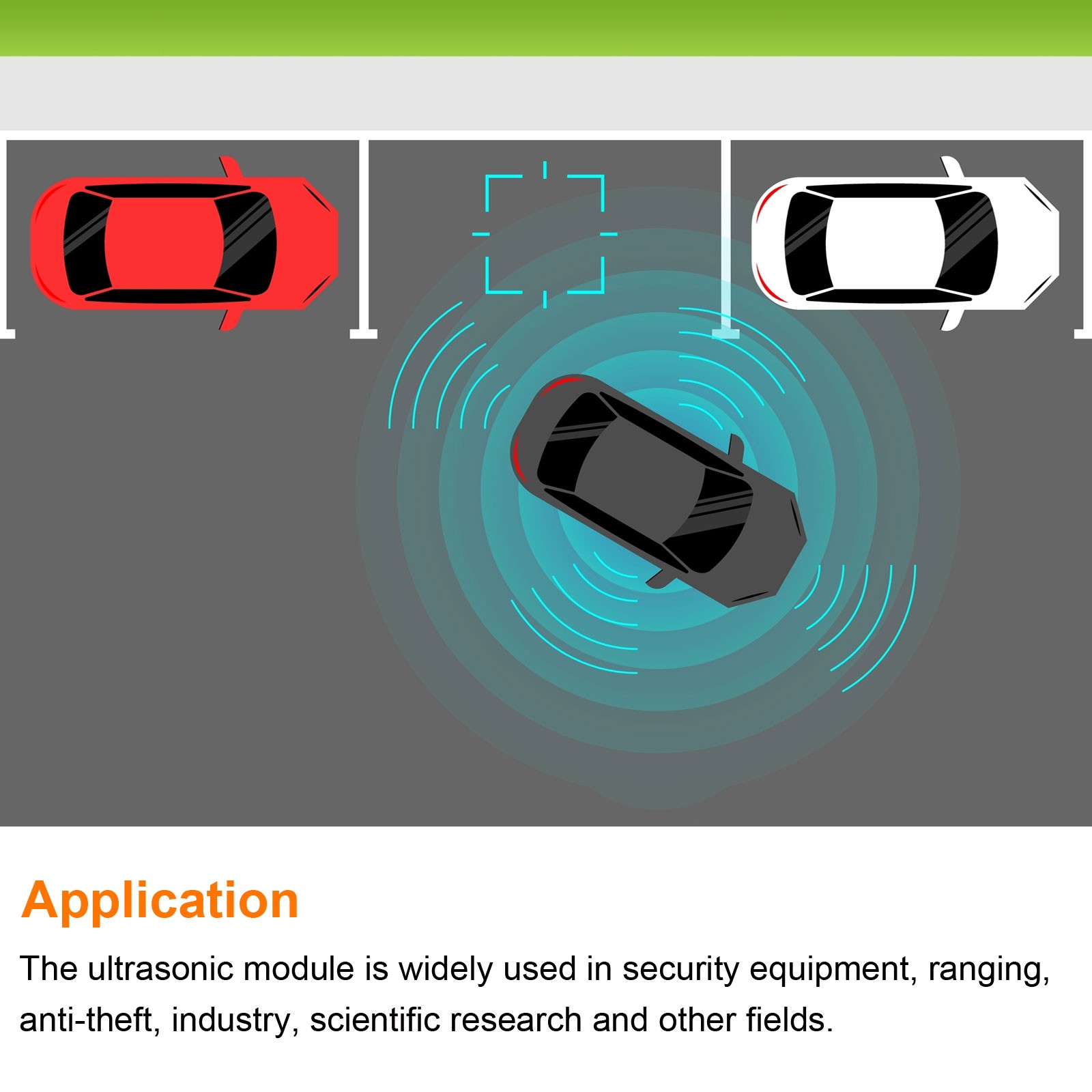 10Pcs Ultrasonic Module Distance Sensor RCWL-0516 High Precision Measuring Green