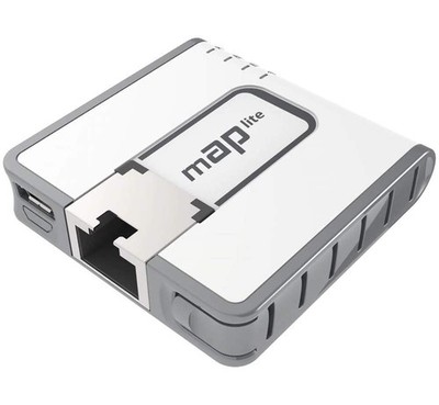 MikroTik mAP Lite RBmAPL-2nD 2.4GHz Dual Chain Access Point 650MHz CPU, 64MB RAM