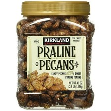 Kirkland Signature Praline Pecans Sweet Snack Mix Pecan Nut 40oz Pantry
