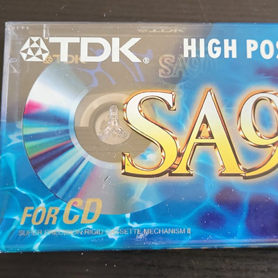 TDK SA90 Audiokassette High Position IEC II/Type II 90 min SA-90EB