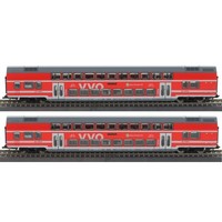 Tillig 01093 Tt 2Er Set Doppelstockwagen Vvo S-Bahn Dresden Dbag, Ep.Vi Neu