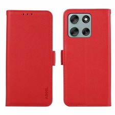 Für Motorola Motorrad G86 Leistung Abeel Side-Magnetic Litschi Pattern Rfid Safe