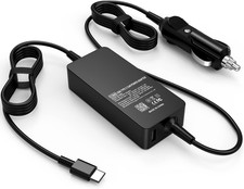 100W USB C Laptop Car Charger Compatible with Dell Latitude, XPS, Pro 16 14 13 P