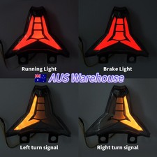 LED Tail Light BrakeTurn Signal For Kawasaki Ninja 400 Z400 Z1000 ZX6R 2018-2024