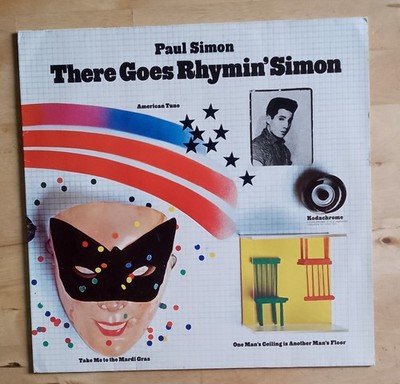 Paul Simon There Goes Rhymin' Simon Vinyl Album WB Records P 1973_925-589-1