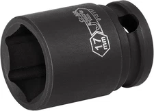 Jetech 3/8 Inch Drive 17mm Standard Impact Socket, Made with Chrome... 