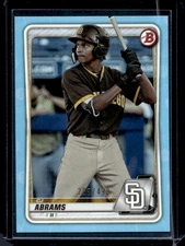 2020 Bowman CJ Abrams Blue #/499