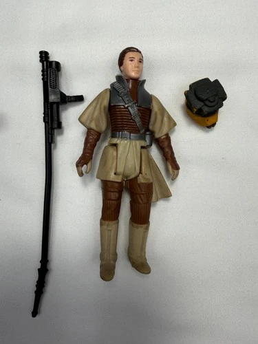 Vintage 1983 Kenner Star Wars Leia Organa Boushh Figure w/ Helmet & Blaster