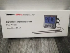 ThermPro Digital Food Thermometer With Dual Probes Model TP-17 (NEW)