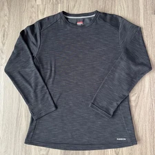 Karbon Men's Base Layer Shirt Long Sleeve Mens Large Black Thermolite Thumbholes