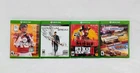 XBOX ONE Lot Of 4 Games-Red Dead Redemption ll-Madden 20-Quantum Break