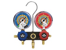 Mastercool 51303 - R600a, R290 & R134a 2-Way Aluminum Manifold Gauge Set Only