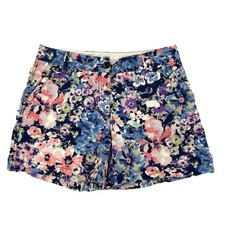 Crown  Ivy Caroline Classic Shorts Floral Print Size 6 Pockets 5  Inseam