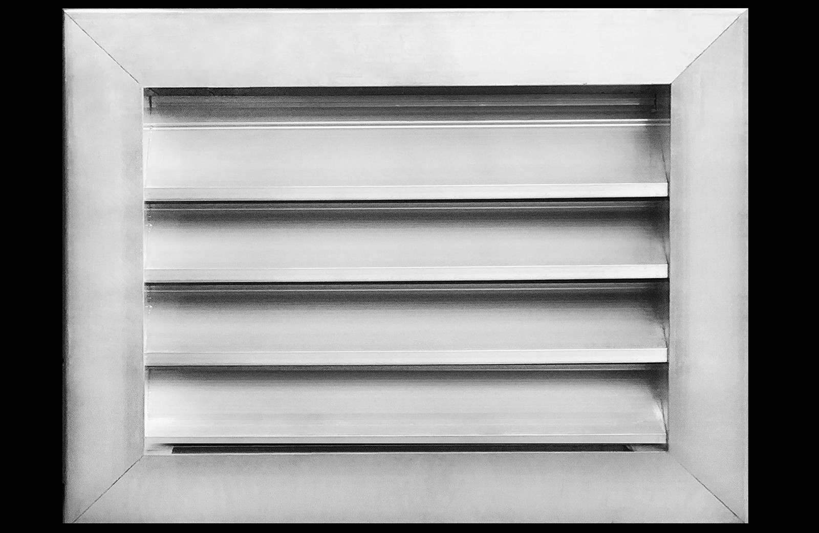 HVAC Premium 18"W x 10"H Aluminum Exterior Gable Louver Vent Walls & Crawlspace
