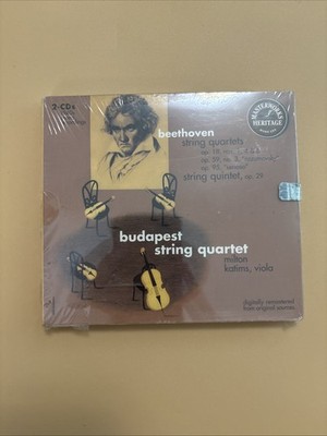 BEETHOVEN - Budapest String Quartet 2 CD Brand New Sealed