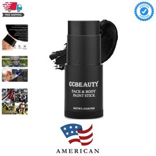 Black Face Paint Stick, Face Painting Kit, Full Coverage SFX Makeup Foundatio...