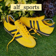 ❤️Neu mit Karton & Original Adidas Originals® R71 (Dragon) Turnschuhe in Gelb UK Größe 9