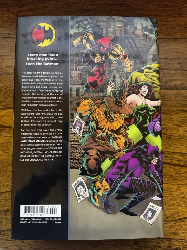 Batman Knightfall Omnibus Vol 1 DC Comics Hardcover DC Comics  - Image 2 of 4