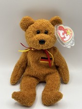Ty Beanie Baby Germania, The German Flag bear, 1999, Retired with Tags.  